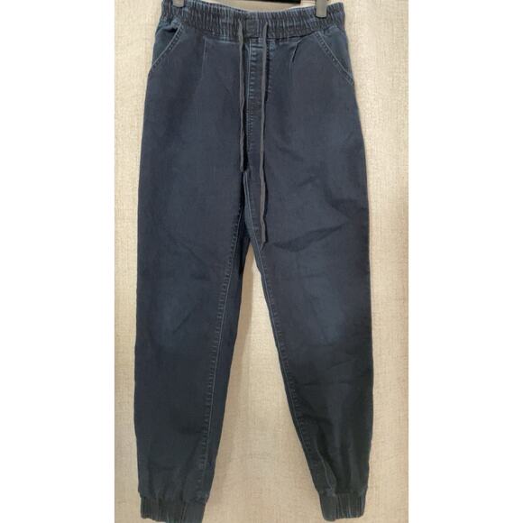 VIP Cargo Jogger Pants Jr Size 5/27 PullOn Elastic Waistband Ankle Stretch Blue - Picture 2 of 5